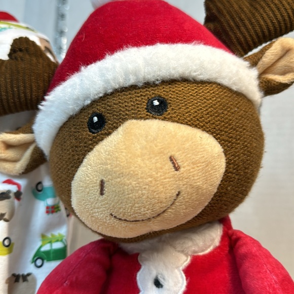 Dog pajamas cars Christmas tree dog in Santa large moose, stuffed animal - Picture 2 of 7